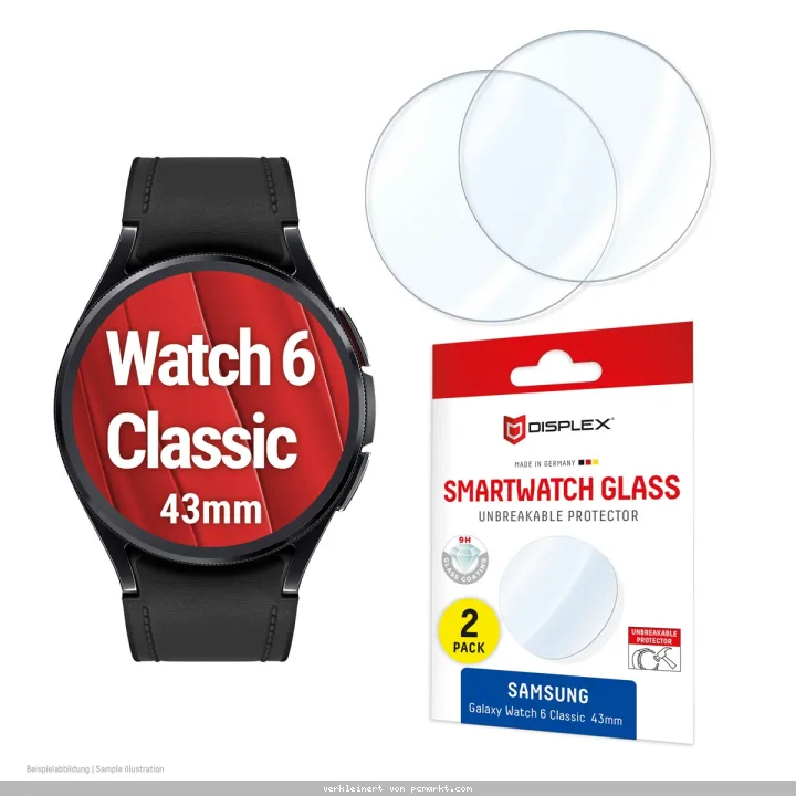 DISPLEX Glass Samsung Galaxy Watch6 Classic, 43mm