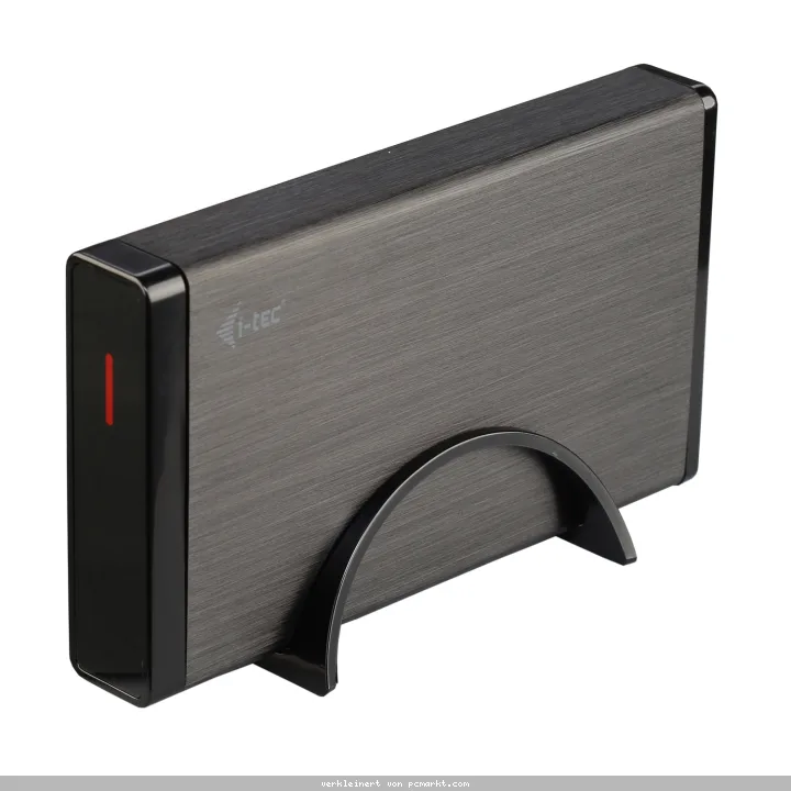 i-tec USB 3.0 Mysafe externes Festplattengehäuse schwarz [für 3,5" (8,9cm) SATA HDD/SSD, Aluminium]