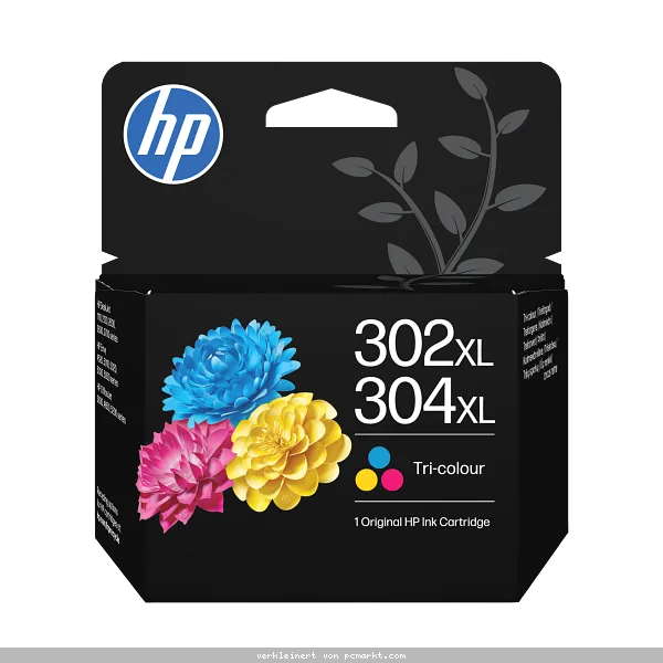 HP 302XL/304XL Farbe Original Tinte