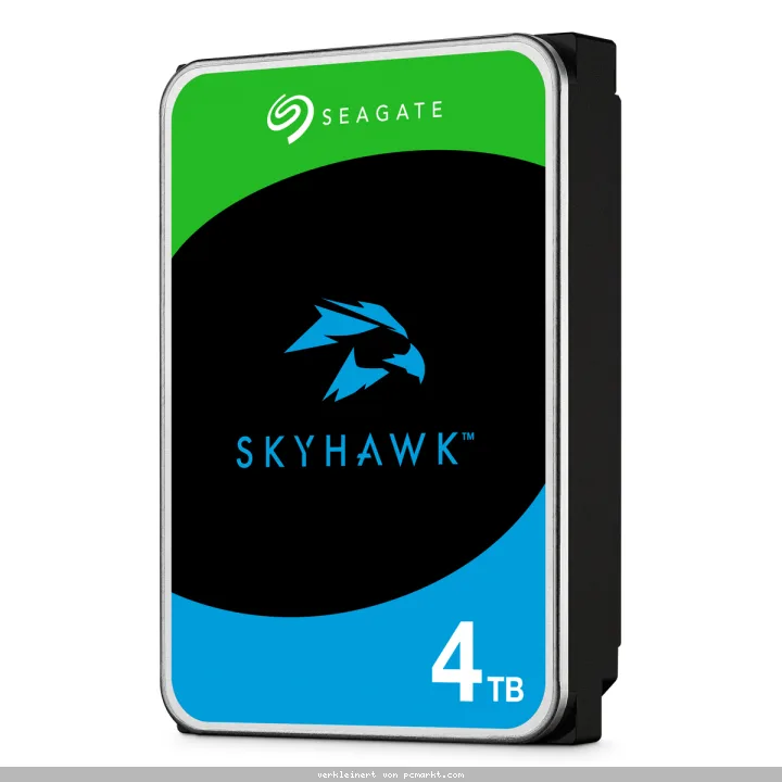 Seagate SkyHawk 4TB 3.5 Zoll SATA 6Gb/s 256MB Cache Interne CMR Surveillance Festplatte