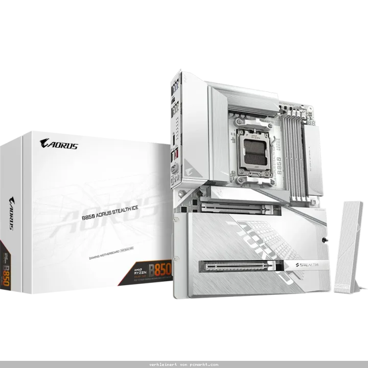 GIGABYTE B850 AORUS Stealth ICE Mainboard Sockel AM5