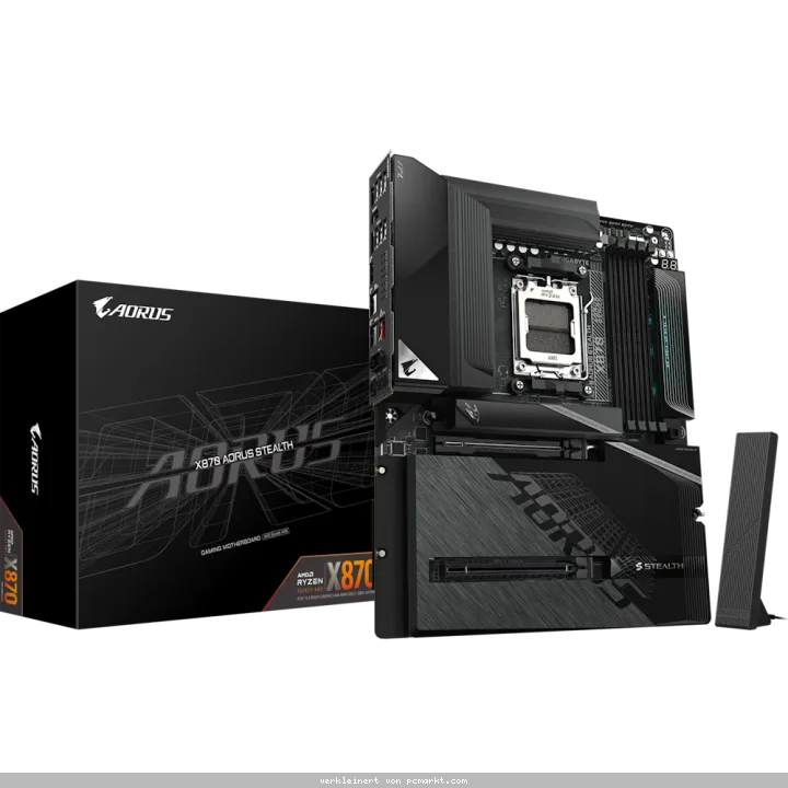 GIGABYTE X870 AORUS Stealth Mainboard Sockel AM5