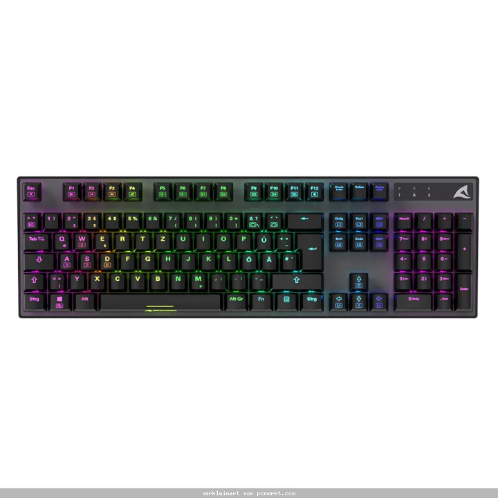 Sharkoon Gamingtastatur Skiller SGK20, Brown RGB-Beleuchtung