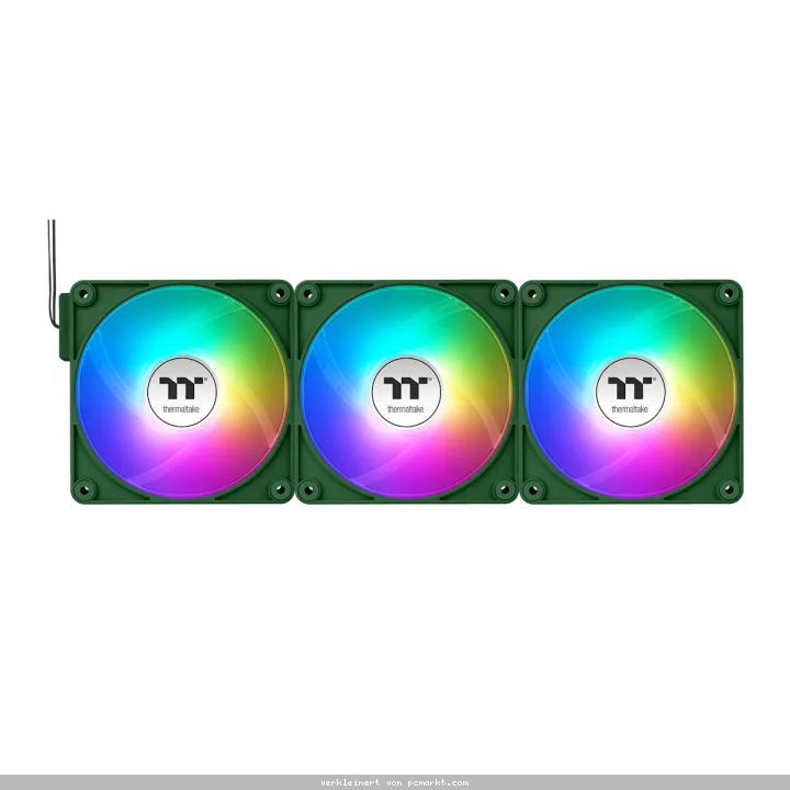 Thermaltake CT120 EX ARGB Sync Racing Green 3er-Pack | Gehäuselüfter