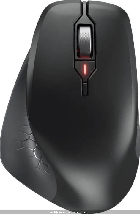 CHERRY Stream Maus Comfort, Kabellos Ergonomische 6-Tastenmaus speziell für Rechtshänder, Bis zu 4000 dpi Auflösung, AES-128 Verschlüsselung