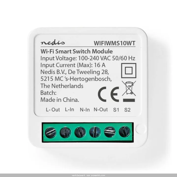Nedis Power Switch | WLAN | 3680 W | Android/IOS