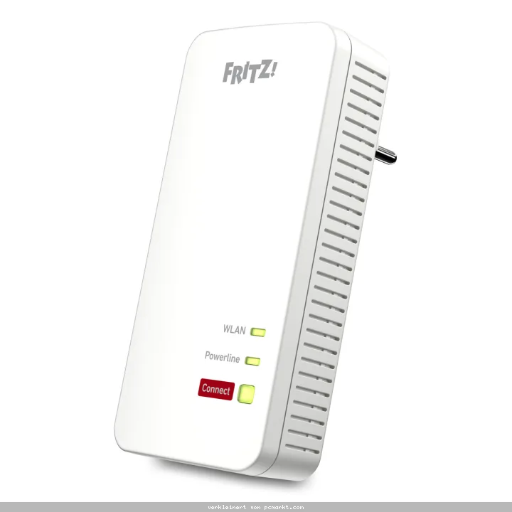 FRITZ!Powerline 1240 AX WLAN Einzeladapter Stabile Verbindung über die Stromleitung, bis zu 1.200 MBit/s, 2x Gigabit LAN