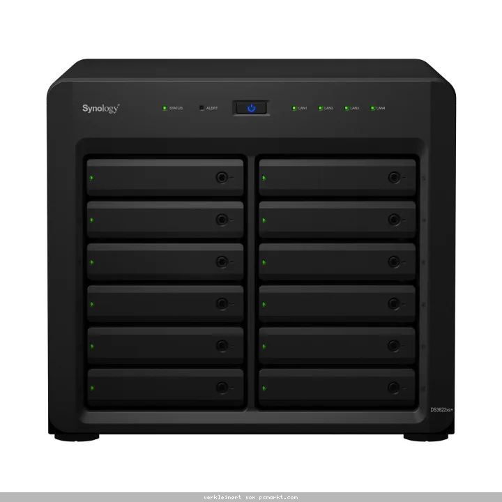 Synology DiskStation DS3622xs+ 12-Bay NAS [2,5"/3,5" SATA HDD/SSD, 2x 10 GbE LAN, 3x GbE LAN, 16GB RAM]