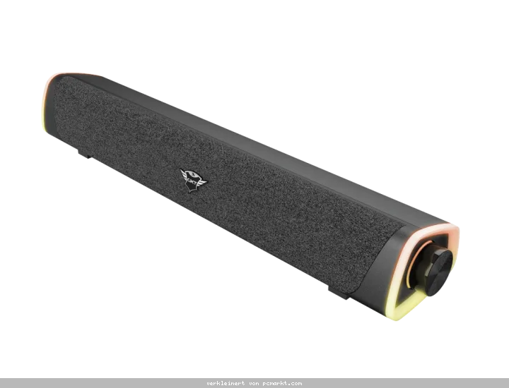 TRUST GXT 620 AXON - RGB-Gaming-Soundbar mit Regenbogenwellen-Beleuchtung und bequem erreichbarem Lautstärkeregler