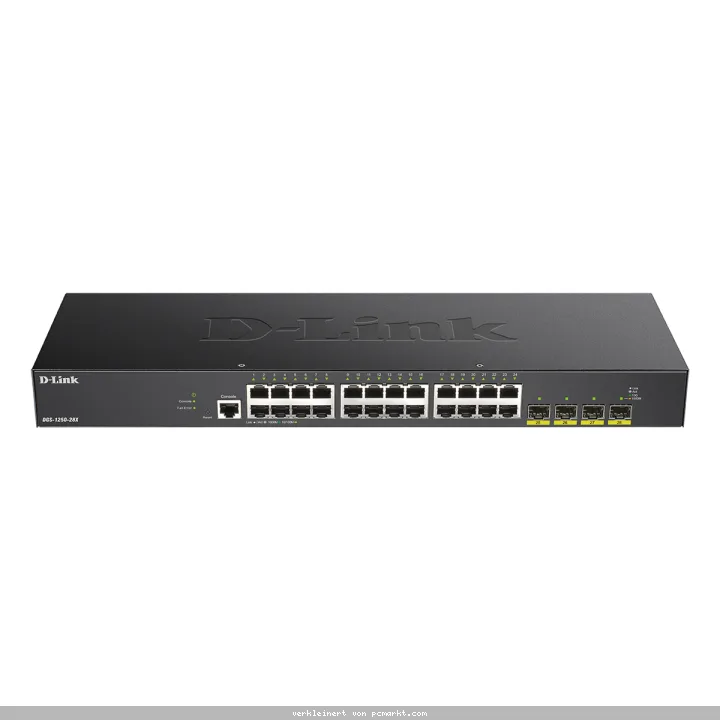D-Link DGS-1250-28X Smart Managed Switch 24x Gigabit Ethernet, 4x 10 Gbit/s SFP+