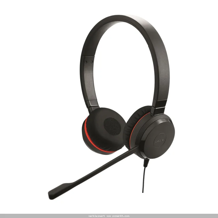 Jabra Evolve 20 Special Edt Headset, Stereo, Kabelgebunden, USB, Optimiert für Unified Communication, Kunstlederohrpolster