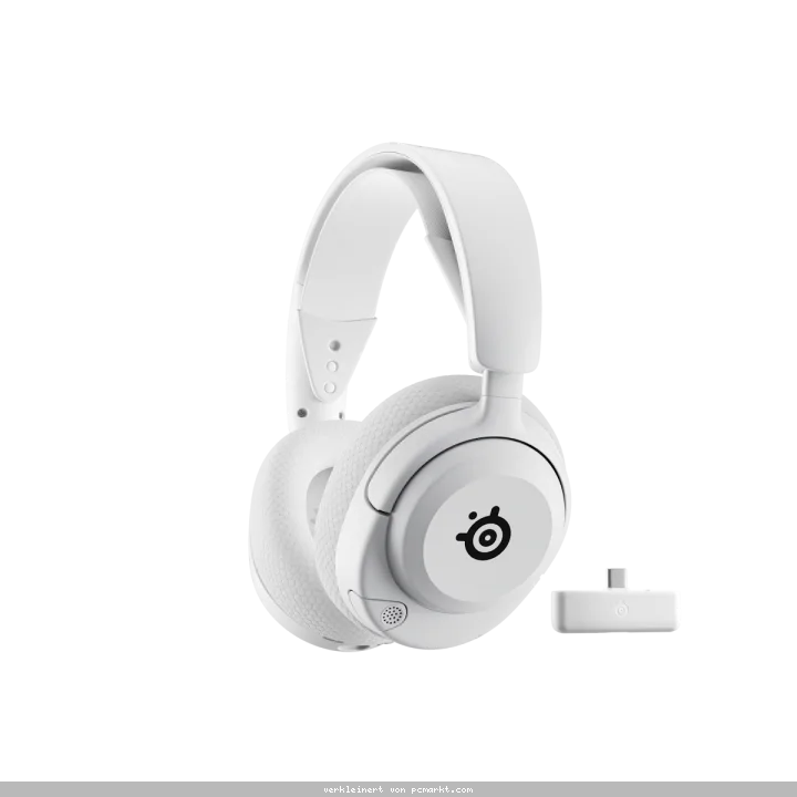 SteelSeries Arctis Nova 5X White kabelloses Gaming Headset für PC, XBOX, Switch, PlayStation, ClearCast 2.X Mikrofon, 60 Stunden Akkulaufzeit, weiß