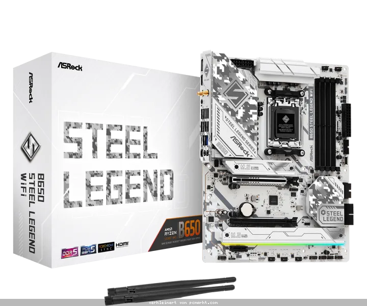 ASRock B650 Steel Legend WiFi Mainboard Sockel AM5
