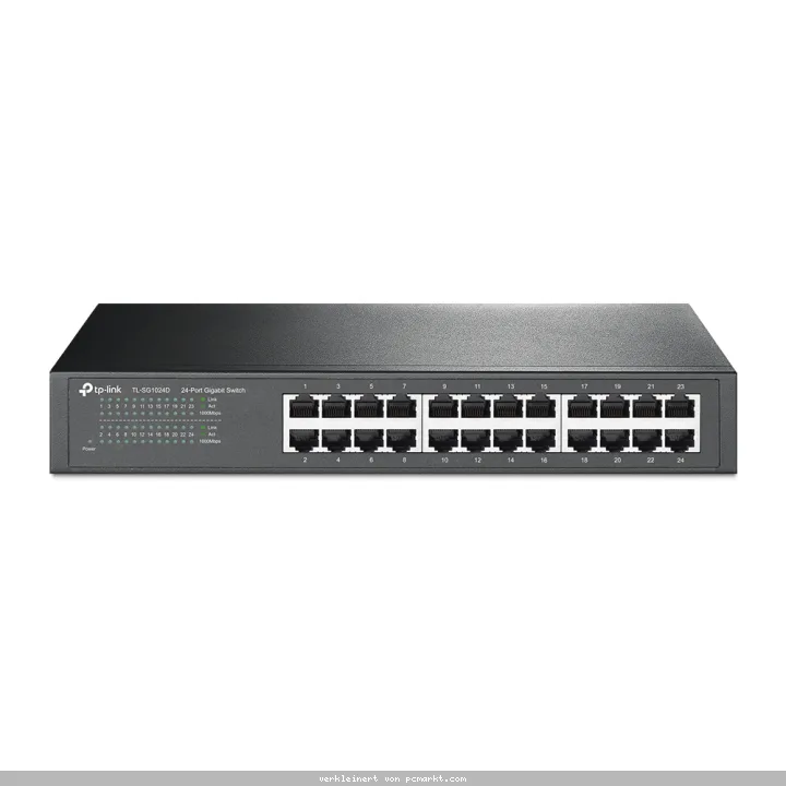 TP-Link TL-SG1024D Netzwerk-Switch 24-Port, Unmanaged, 24x Gigabit RJ45