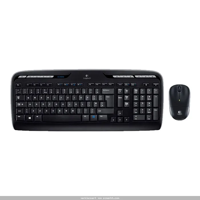 Logitech MK330 Desktopset, kabellos, US-Layout Tastatur und Maus