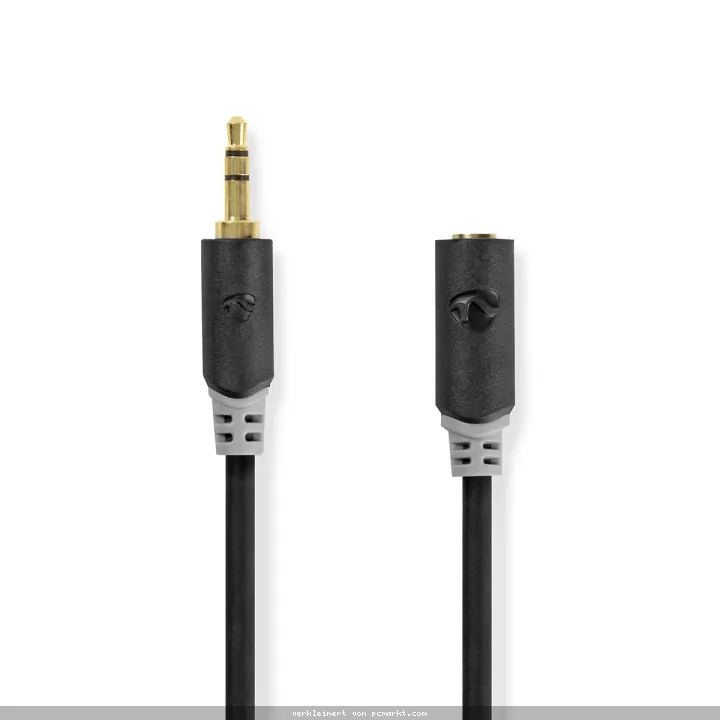 Nedis AUX Audiokabel 3,5-mm-Stecker - 3,5-mm-Buchse, 2,0 m