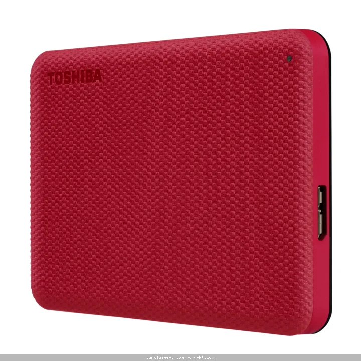 Toshiba Canvio Advance HDD 1TB Rot Externe Festplatte, USB 3.2 Gen 1x1 (5 Gbit/s)