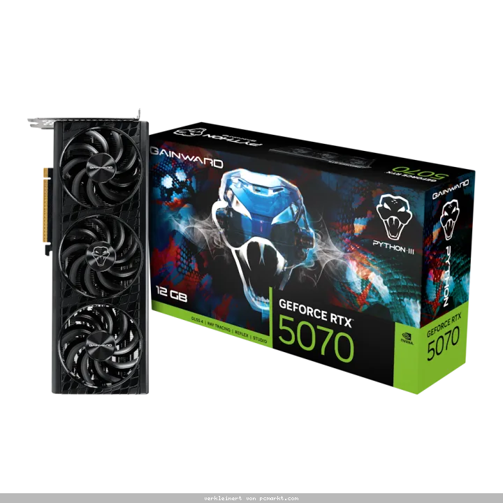 Gainward GeForce RTX 5070 Python III - 12GB GDDR7, HDMI, 3x DP