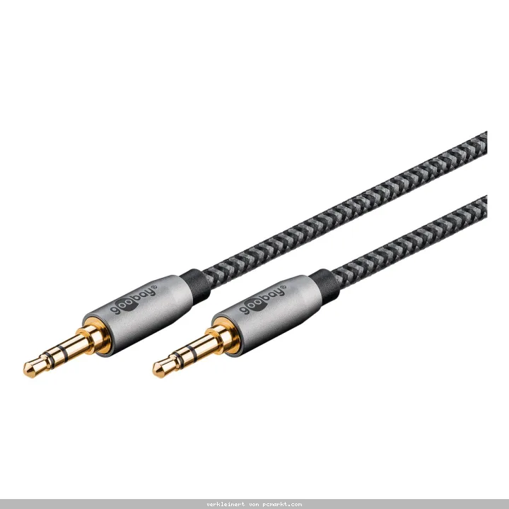 Goobay Plus Audioverbindungskabel 3,5mm Stereo, 2.0m