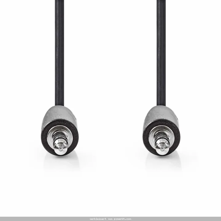 Nedis Stereo-Audiokabel | 3.5 mm Stecker | 3.5 mm Stecker - Vernickelt | 2.00 m | Rund | Schwarz | Box