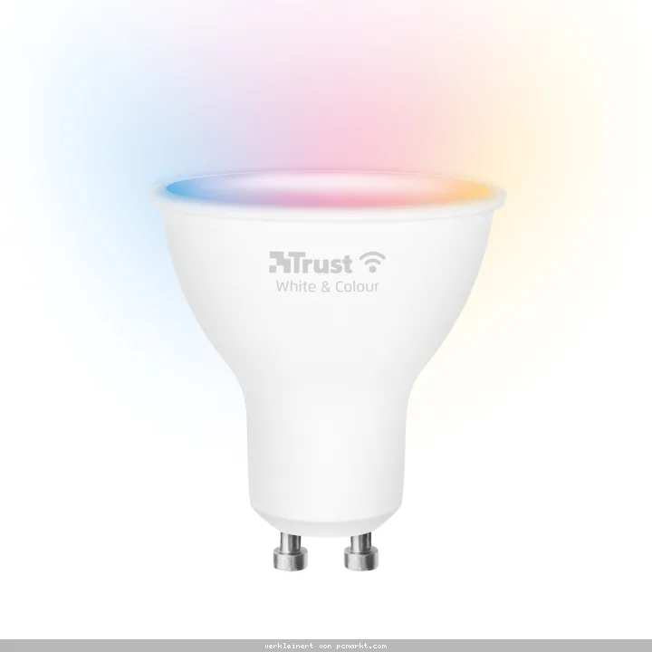 Trust GU-10 RGBCW LED SPOT WI-FI Smarter WiFi LED-Strahler, weiß und farbig, Fassung GU10, von Ihrem Smartphone/Tablet zu steuern