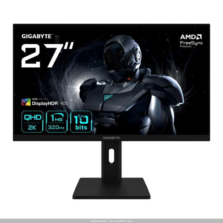 Gigabyte G27Q3 27 Zoll - Gaming Monitor IPS , QHD, 320 Hz, 1ms GtG, 2x HDMI 2.1, DP, USB