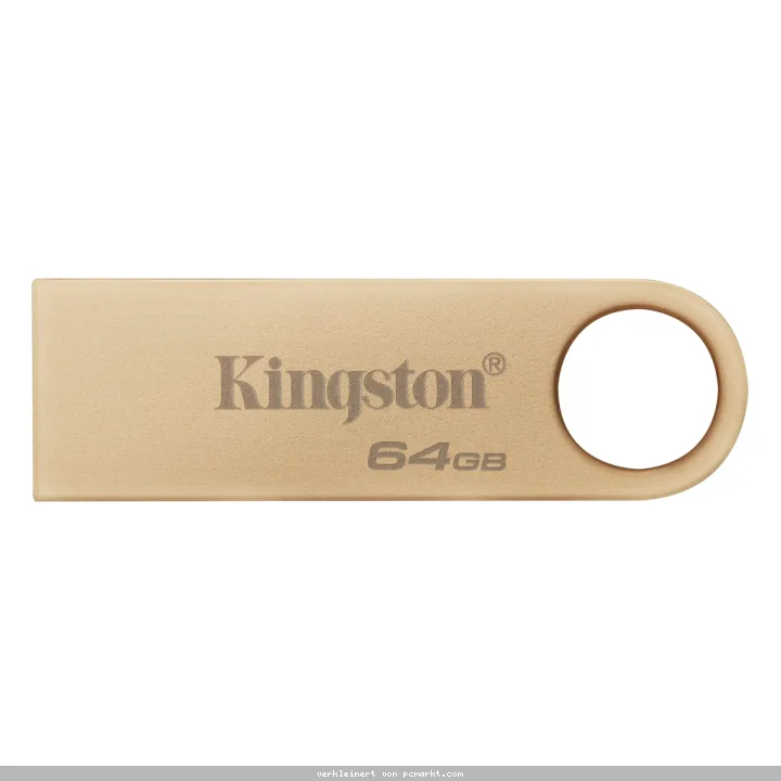 Kingston Data Traveler SE9 G3 Typ-A 64GB USB-Stick Ohne Schutzkappe, bis zu 220 MB/s, USB 3.2 Gen 1x1 (5 Gbit/s)