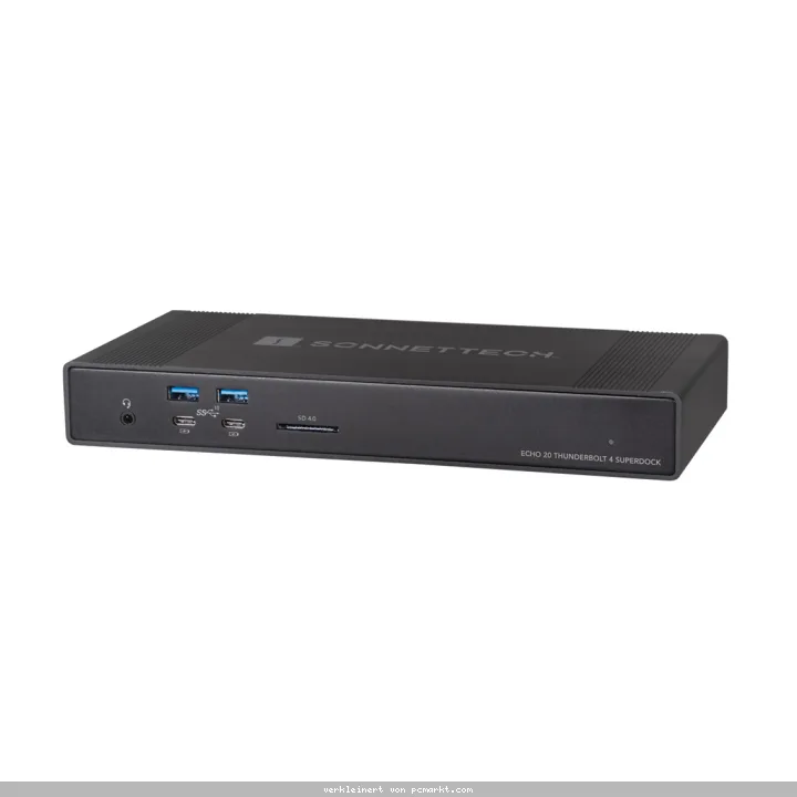 Sonnet Echo 20 Thunderbolt 4 SuperDockingstation Unterstützung für 2 Bildschirmen, Bis zu 8 TB interner M.2-SSD-Speicher