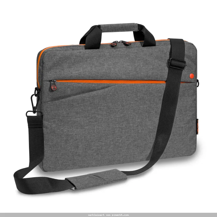 PEDEA Notebook Tasche "Fashion" für Geräte bis 15,6" (39,6cm) Grau/Orange