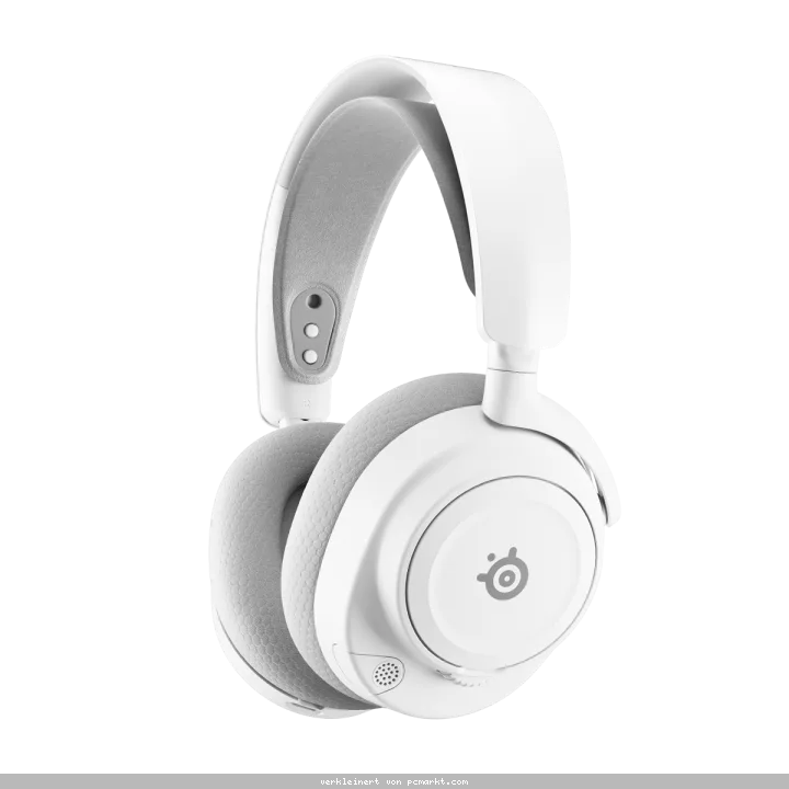 Steelseries Arctis Nova 7 Wireless Gen 2 White Gaming Headset kabelloses Gaming Headset mit 50 Stunden Akkulaufzeit, Echtzeit-App-Steuerung, Bluetooth