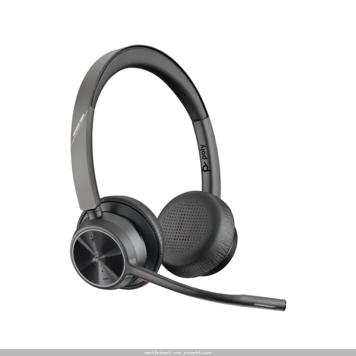 Poly Voyager 4320-M Einseitiges Headset +USB-A to USB-C Kabel +BT700 Bluetooth-Adapter