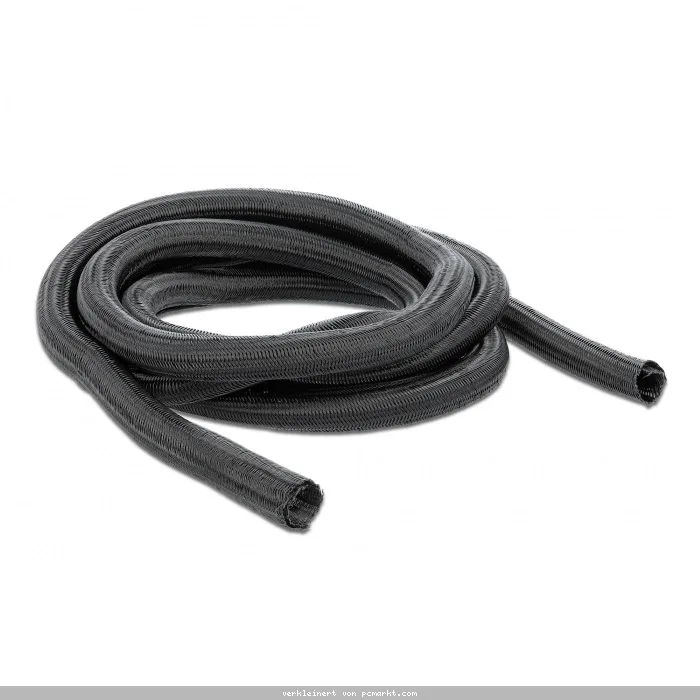 Delock Geflechtschlauch selbstschließend 5 m x 25 mm schwarz