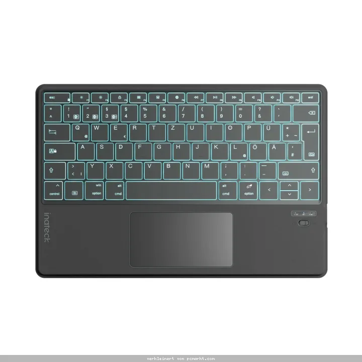 Inateck Tablet Bluetooth Tastatur - KI-Funktion, Unterstützt Windows, iPad OS, Android, iOS, QWERTZ