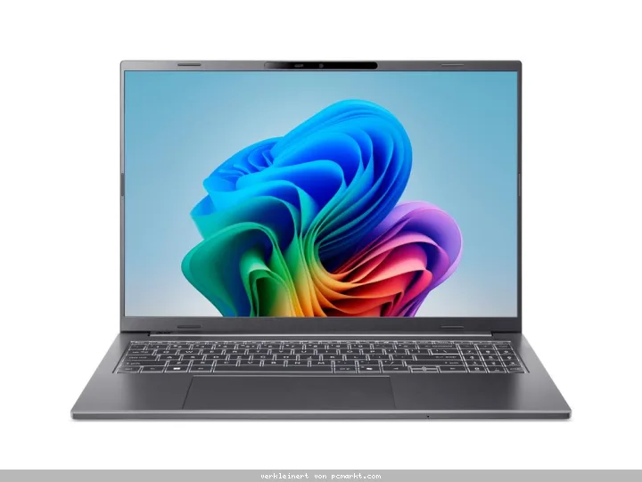 Acer Aspire 16 AI (A16-11M-X04K) Copilot+ PC 16,0" WUXGA, IPS, 120Hz, Snapdragon X X1-26-100,(45 TOPS), 16GB RAM, 512GB SSD, Windows 11 Home