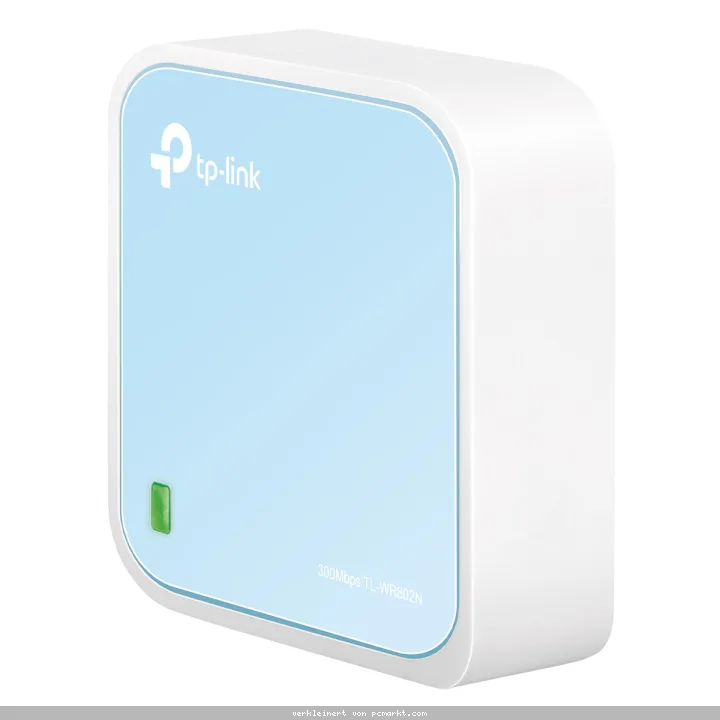 TP-Link WR802N Mobiler Nano WLAN Router N300 Single-Band, 1x LAN