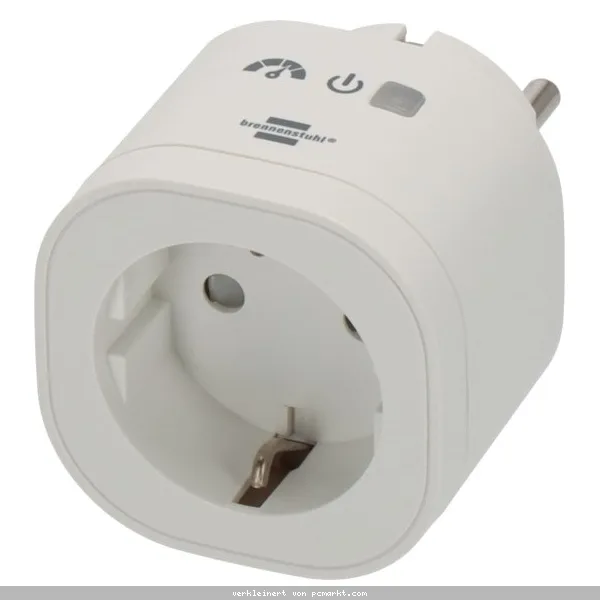 brennenstuhl®Connect WiFi Steckdose mit Energiemessung weiß IP2