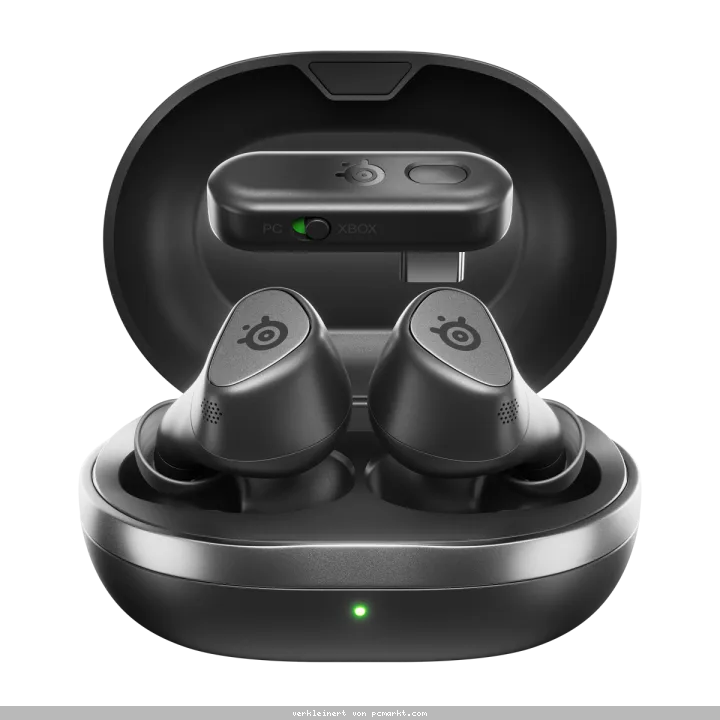 Steelseries GameBuds PS5 kabellose In-Ear Kopfhörer mit Transparenzmodus, ANC und 40 Stunden Batterielaufzeit, für PS5