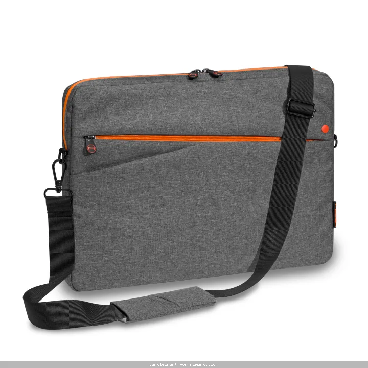 PEDEA Notebook Tasche "Fashion" für Geräte bis 13,3" (33,8cm) grau/orange