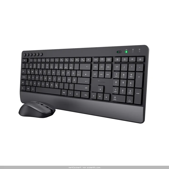 Trust Trezo Comfort kabelloses Tastatur & Maus Set - Deutsches QWERTZ-Layout