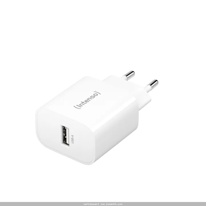 Intenso Netzteil Power Adapter W5A, Anschluss: 1x USB-A - Output: max. 5 Watt, Weiß