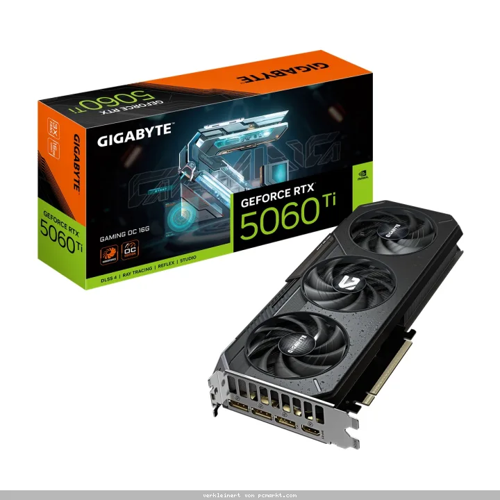 GIGABYTE GeForce RTX 5060 Ti 16GB Gaming OC - 16GB GDDR7, HDMI, 3x DP
