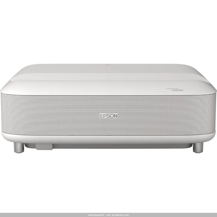 Epson Lifestudio Grand - EH-LS670W Smart-Laserprojektor 4K Diamantweiß, mit Ultrakurzdistanz-Projektion, Sound by Bose, Google TV, Epson Projection St