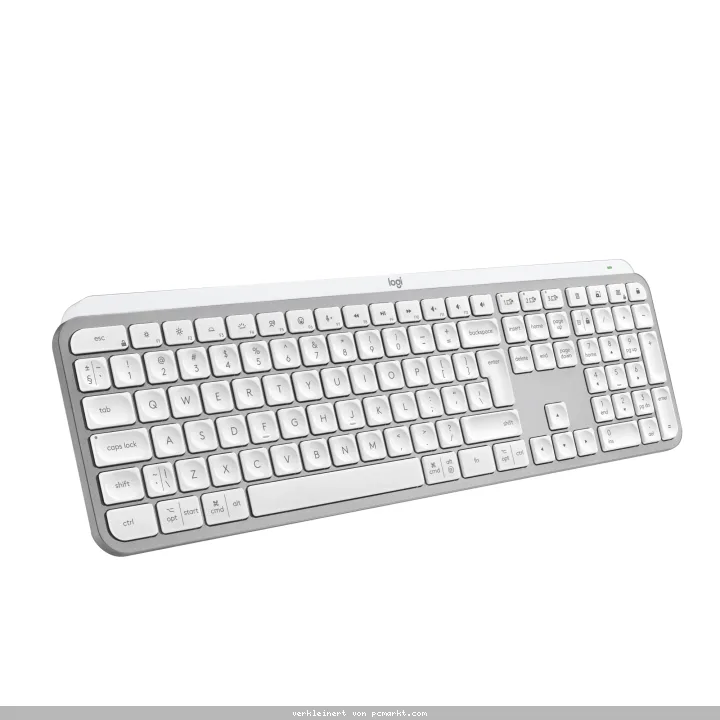 Logitech MX Keys S, Kabellose Tastatur Tastenbeleuchtung, incl. Logi Bolt USB-Empfänger, Pale Grey