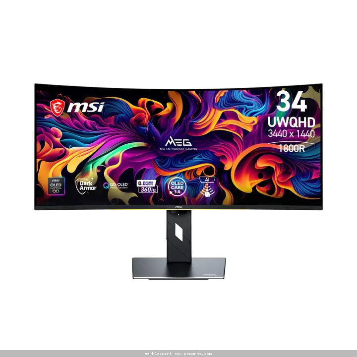 MEG X OLED 34CQ - 34 Zoll Gaming Monitor