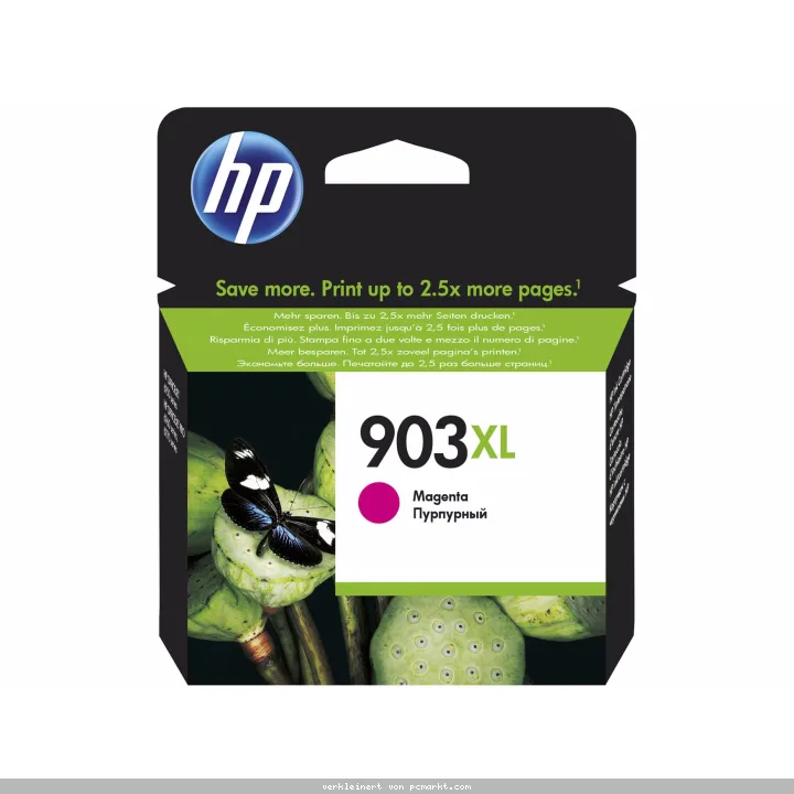 HP 903XL (T6M07AE) Original Tintenpatrone Magenta Kompatibilität: HP OfficeJet 6950, HP OfficeJet Pro 6974