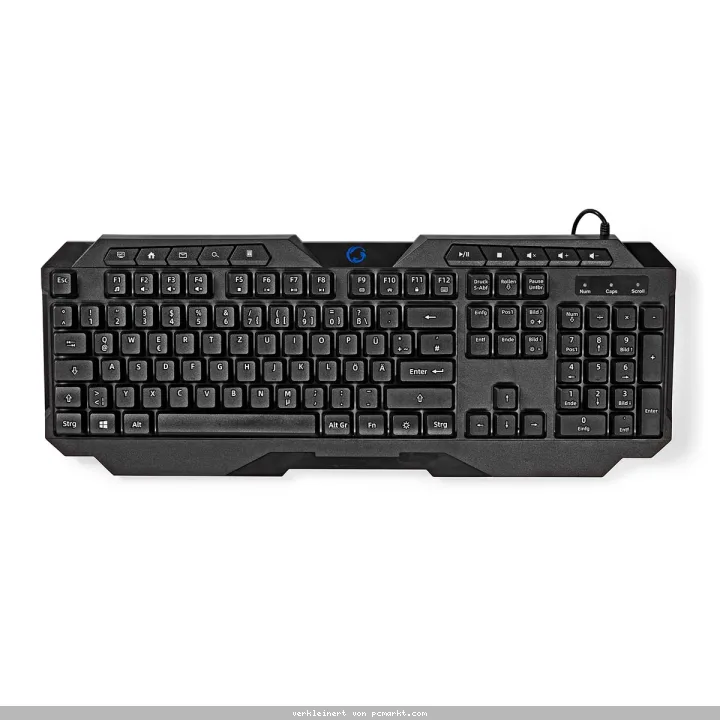 Nedis Gaming Tastatur (deutsches Layout) kabelgebundene Tastatur mit RGB-Beleuchtung