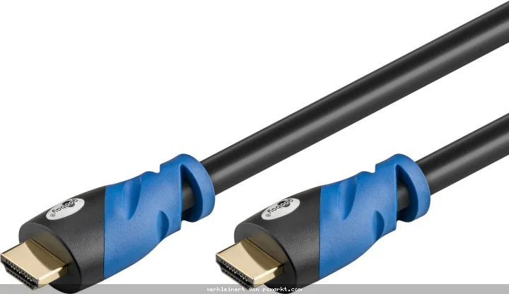 Goobay 1,5m Premium High Speed HDMI Kabel mit Ethernet, 4K (2160p), 18Gb/s, vergoldete Kontakte