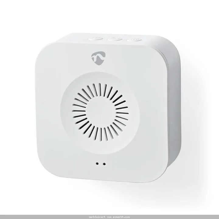 Nedis SmartLife Gong 433 MHz | Zubehör für: WIFICDP10GY / WIFICDP30WT / WIFICDP40CWT | Batteriebetrieben / Stromversorgung über USB | 4 Sounds