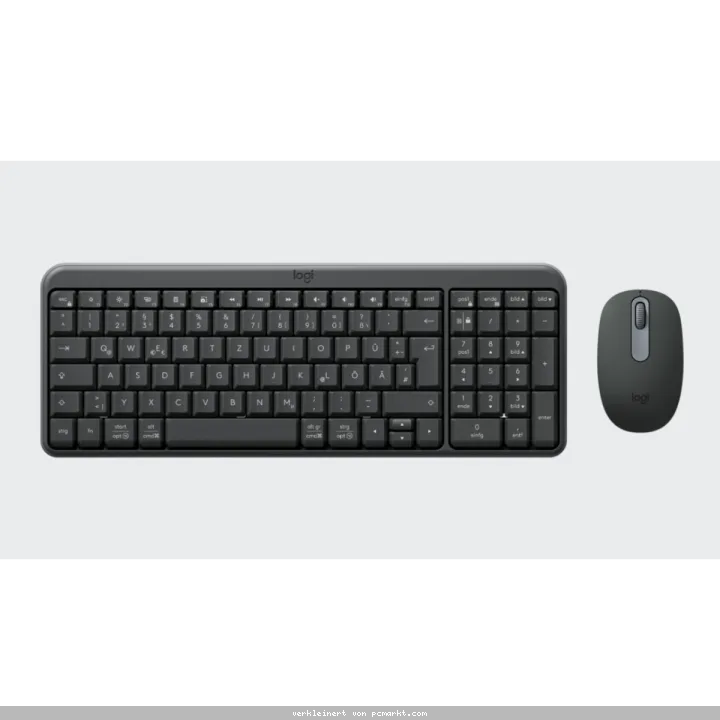 Logitech MK250 Compact Bluetooth Schwarz, Wireless Combo Tastatur und Maus