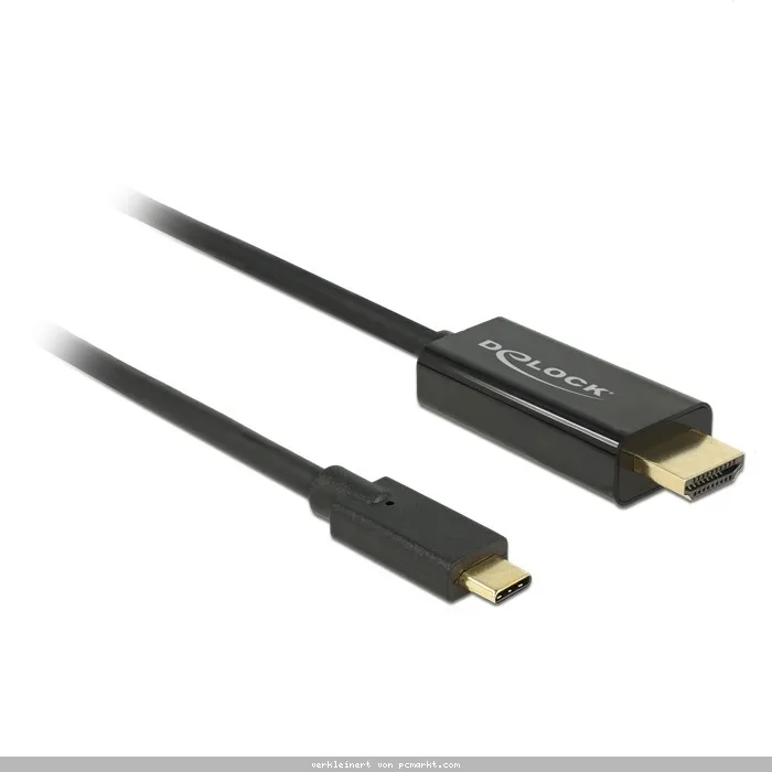 Delock Kabel USB Type-C auf HDMI, 4K 60 Hz 3m, schwarz